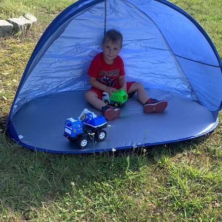 Namiot Plażowy Parawan Samorozkładający Duży Ogrodowy UV na Plażę 150x100cm TRIZAND