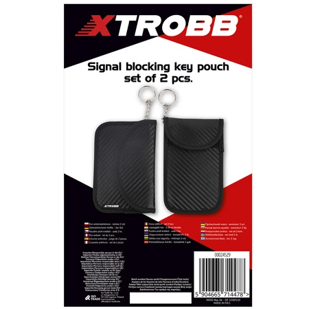 Pokrowiec Keyless Etui na Kluczyk 2x Kluczyki Antykradzieżowe Box Blokada XTROBB