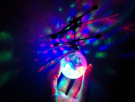 Latająca Kula Led Świecąca Sterowana Ręką Copter ISO TRADE