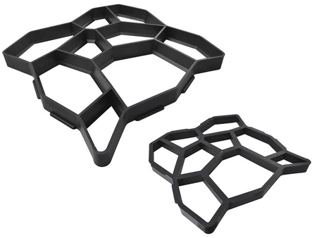 Kocie Łby Forma do Kostki Brukowej Betonu 49x49cm GARDLOV