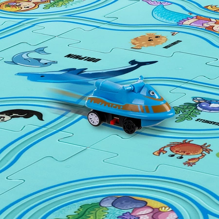 Tor Puzzle do Składania Trasa Kreatywny Edukacyjny Droga Mata Autka 25 el 24851