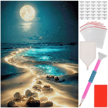 Haft Diamentowy Diamond Painting Mozaika Diamentowa 5D Duży Zestaw Obraz Maaleo 26769