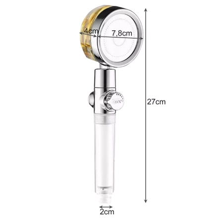 Słuchawka prysznicowa z turbiną marki RUHHY