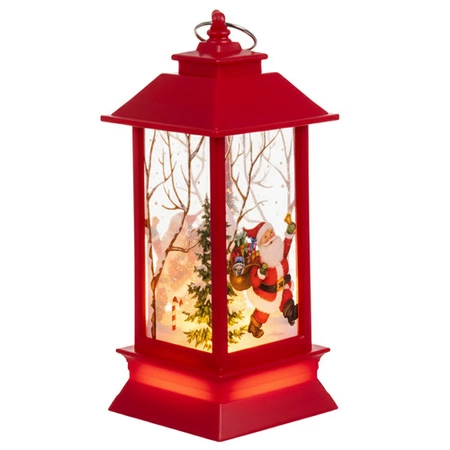 Lampka LED Lampion na Baterie Latarenka Świąteczna Dekoracja Ozdoba Święta czerwona Ruhhy 26752