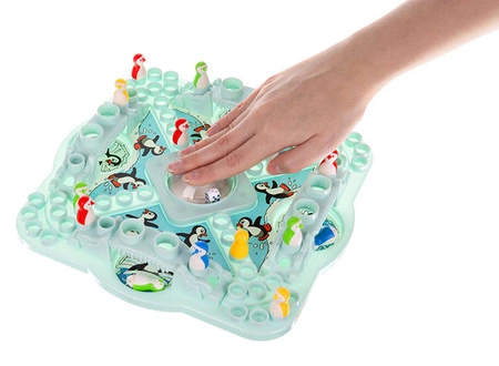 Gra Rodzinna Wyścig Pingwinów Planszówka Pingwiny KRUZZEL