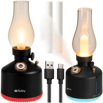 Nawilżacz Powietrza Dyfuzor Ruhhy Aive USB Lampka Nocna aż 14 RGB LED Retro