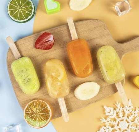 Forma do Lodów na Patyku Silikonowa Foremki 4 Lody RUHHY