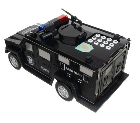 Sejf Skarbonka Auto Policja na Monety Banknoty PIN ISO TRADE