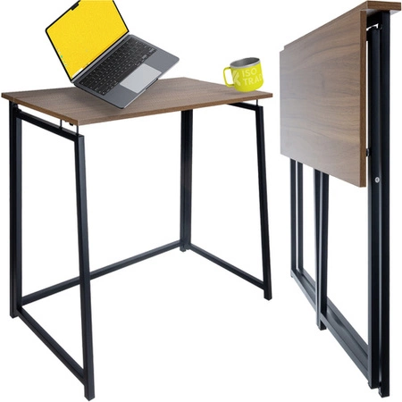 Biurko Składane Lekkie Industrialne Loft Komputerowe pod Laptopa Stolik RUHHY 26116