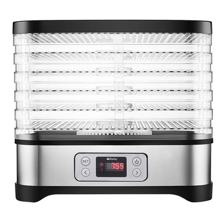 Suszarka do Grzybów Owoców Warzyw Ziół Duża Tacki + Maty Sita Nóż Szczypce Ruhhy 25929