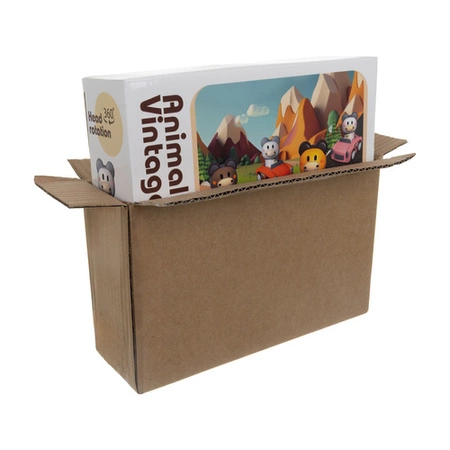 Zabawka Sensoryczna Autka ze Zwierzątkami Zabawka dla Dzieci Zestaw 4 Autek 26728