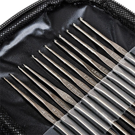 Zestaw do Szydełkowania Szydełka 0.6-6.5 Włóczka Akcesoria do Nauki 69el MAALEO 25886