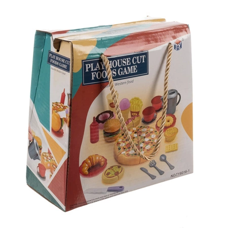 Pizza do Krojenia na Rzepy Iso Trade Zestaw Hot Dog Fast Food Frytki Burger