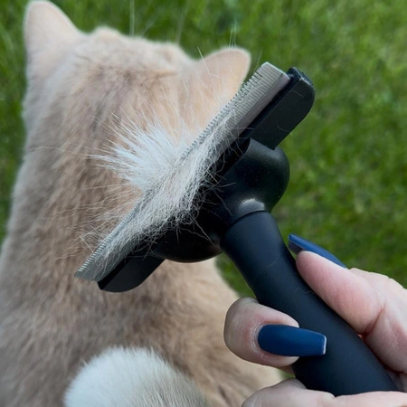 Zgrzebło Szczotka dla Psa Kota Trymer do Sierści Usuwa Martwy Włos Grzebień PURLOV