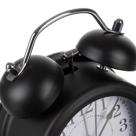 Budzik Retro Klasyczny Zegar Wyraźny Głośny Klasyk Stojący Loft Alarm + LED IZOXIS