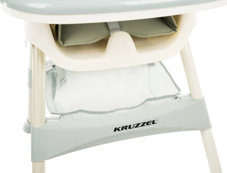 Krzesełko do Karmienia dla Dzieci Taca Fotelik 3w1 KRUZZEL