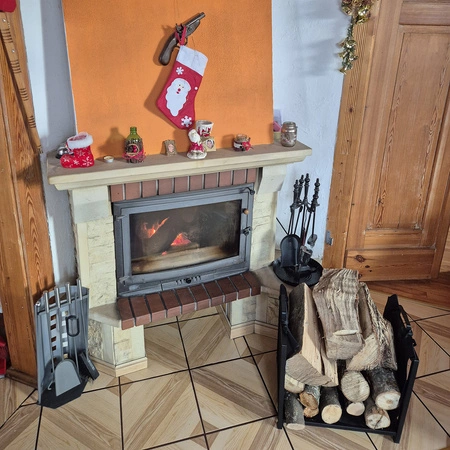 Metalowy Stojak na Drewno Kominkowe Opałowe do Kominka 2w1 + Torba XXL KAMINER