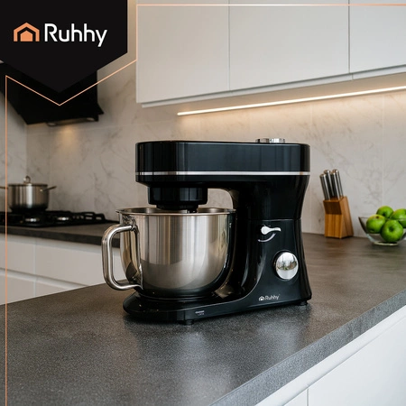 Robot Planetarny Kuchenny z Podgrzewaną Misą 6,2l Ruhhy Duży Wielofunkcyjny 25726