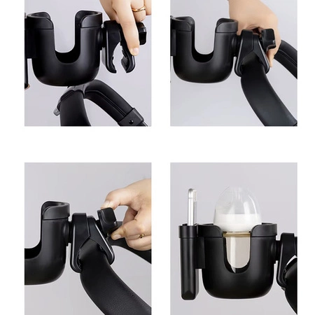 Uchwyt na Kubek Telefon Butelkę do Wózka Dziecięcego Spacerówki Stabilny Kruzzel 25347