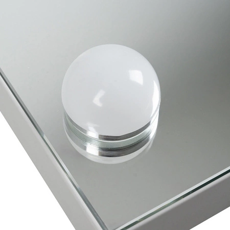 Lustro Kosmetyczne LED Soulima Duże 58x46cm Dotykowe Regulacja 15 Żarówek