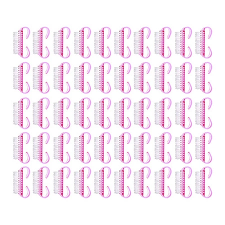 Szczoteczka do Paznokci Pyłu Manicure Jednorazowa 50 szt Szczoteczki Róż SOULIMA