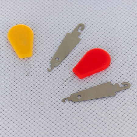 Mulina do Haftowania mix Kolorów 100 szt Nici + Zestaw Akcesoriów Tamborek 25724 MAALEO