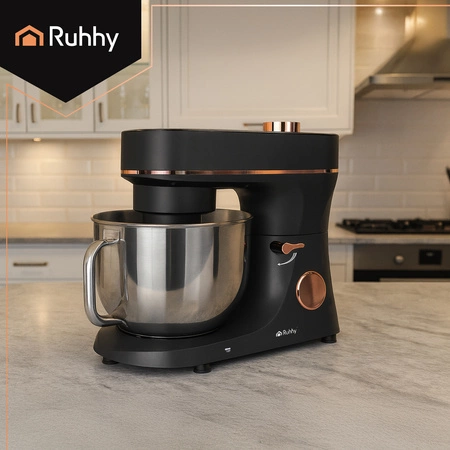 Robot Planetarny Kuchenny z Podgrzewaną Misą 6,2l Duży Wielofunkcyjny Ruhhy 25727
