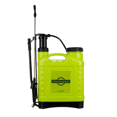 Opryskiwacz Ciśnieniowy Ręczny Ogrodowy Długi Zasięg Lanca + Wąż 170cm 16l Gardlov 25569
