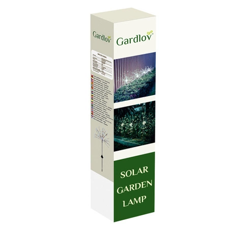 Lampa Solarna Ogrodowa Dmuchawiec LED Drzewko Fajerwerki Solarne 2x 150 LED GARDLOV
