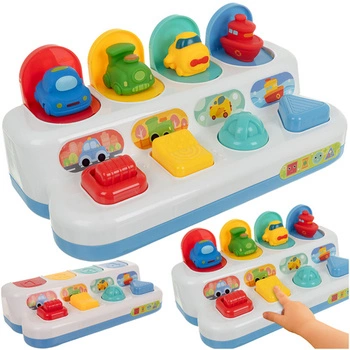 Zabawka edukacyjna Wyskakujące Pojazdy Skaczące Autka Interaktywna POP-UP 26379