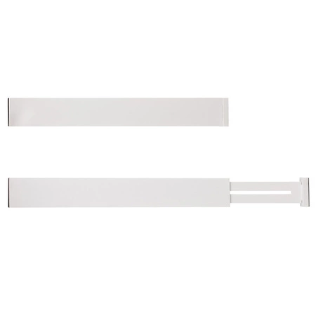 Organizer do Szuflady Seprator Szuflad Regulowana Przegroda Bambus Biały x4 RUHHY