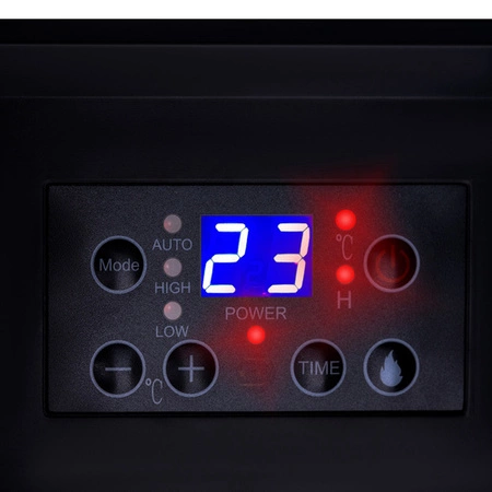 Grzejnik Elektryczny KAMINER 2000W Ceramiczny Kominek Termowentylator Pilot