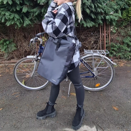 Pojemna Torba na Rower Bagażnik Sakwa Rowerowa 15l TRIZAND