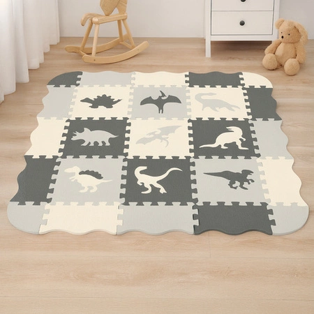 Mata Edukacyjna na Podłogę Puzzle Piankowe dla Dzieci Niemowląt Gruba 35el. Kruzzel 25785