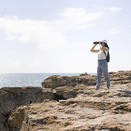 Lornetka Myśliwska Wojskowa 10x50 Turystyczna Zoom + Etui Szklana Optyka TRIZAND