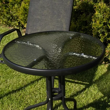 Meble na Balkon Taras Stół Krzesła Zestaw Ogród Ogrodowe Komplet Mebli 2 +1 GARDLOV