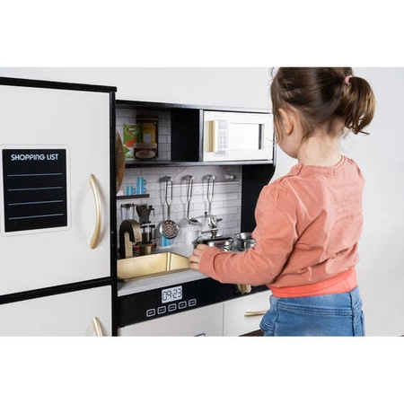 Drewniana Kuchnia dla Dzieci Światło XL Akcesoria KRUZZEL