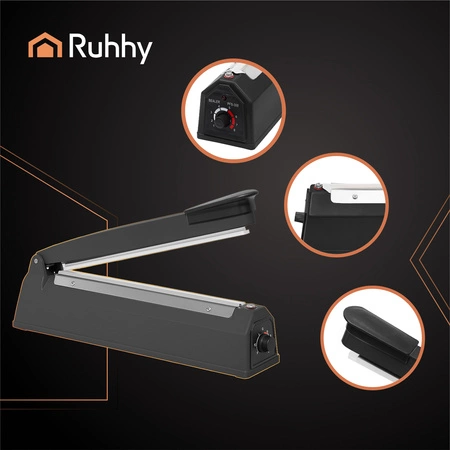 Zgrzewarka do Folii Ręczna do Pakowania Pakowarka + Regulacja Czasu 300mm Ruhhy 26104