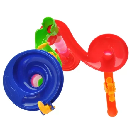 Tor Kulkowy Kulodrom Duży Zestaw XXL Kulki 30 Kulek Zjeżdżalnia Edukacyjne KRUZZEL