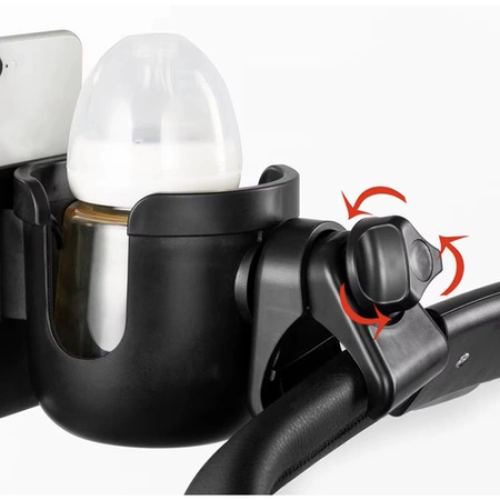 Uchwyt na Kubek Telefon Butelkę do Wózka Dziecięcego Spacerówki Stabilny Kruzzel 25347