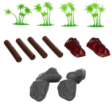 Zwierzęta Zabawki Figurki Zwierzątka Farma dla Dzieci 48 Zwierząt w Etui KRUZZEL