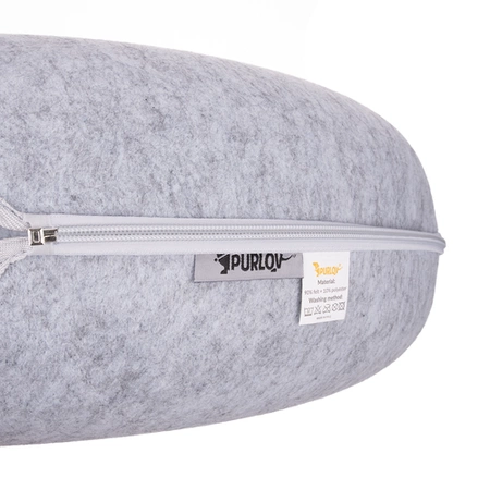 Legowisko dla Kota Tunel Antystresowy Donut Okrągły do Leżenia dla Fretki Purlov 25810