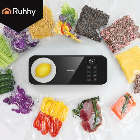 Zgrzewarka Próżniowa do Żywności z Wagą Ruhhy Pakowarka do Jedzenia + Folia