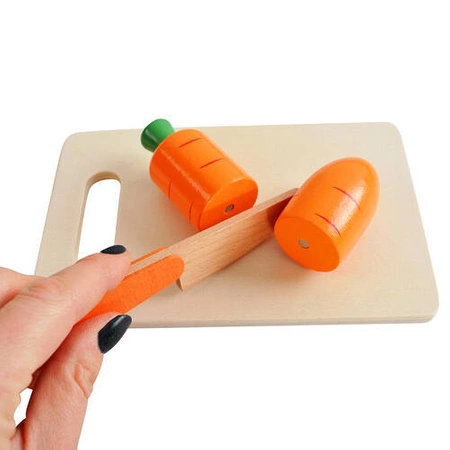 Warzywa do Krojenia Owoce Drewniane na Rzepy XXL ISO TRADE