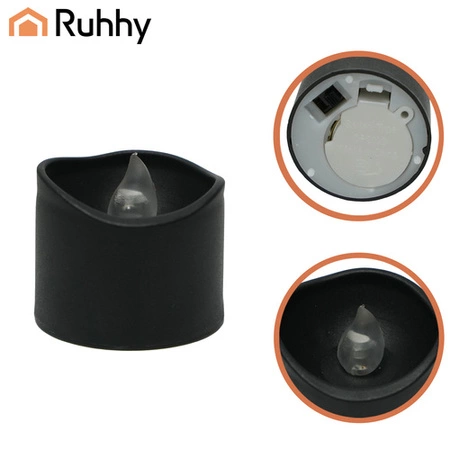 Świece LED Czarme Ruhhy Zestaw 12szt Efekt Płomienia Świeca na Baterie