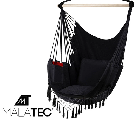 Krzesło Brazylijskie Wiszące Fotel Huśtawka Hamak MALATEC