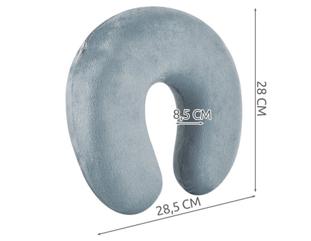 Poduszka Podróżna Ortopedyczna Memory Rogal Szyję TRIZAND
