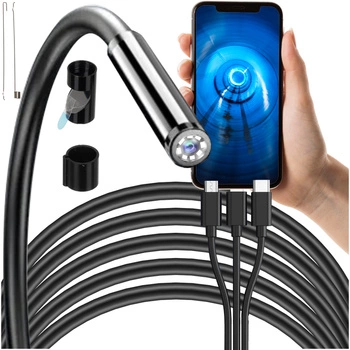 Endoskop Kamera Inspekcyjna do Telefonu Android Aplikacja LED USB Typ-C 2M