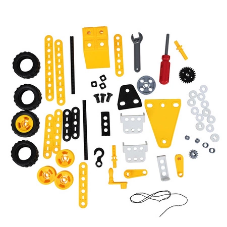 Kreatywny Zestaw Konstrukcyjny ISO TRADE Klocki 3D dla Dzieci Pojazdy 100el