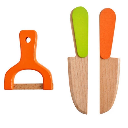 Warzywa do Krojenia Owoce Drewniane na Rzepy XXL ISO TRADE